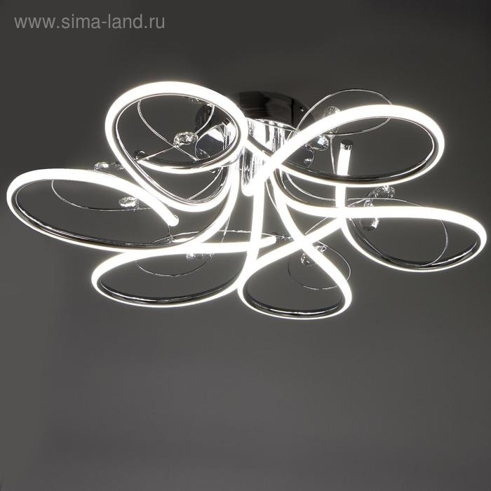 Светильник c ПДУ 69539/1 LED 102Вт диммер хром 71х71х17 см BayerLux