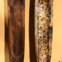 Маска &laquo;Абориген и ящерица&raquo;, 50&times;12&times;4 см, дерево, МИКС