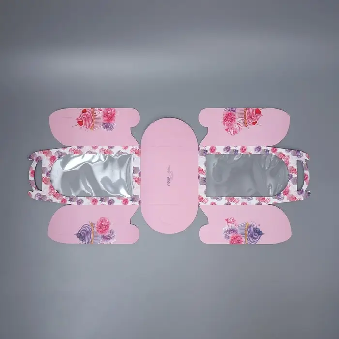 Коробка под маленький торт, кондитерская упаковка, &laquo;Паттерн&raquo;, 15 х 15 х 18 см