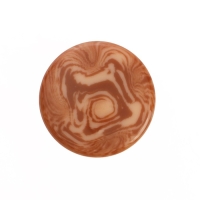 Ручка-кнопка CAPPIO PK106, d=32 мм, пластик, цвет хром/дерево, 8 шт.