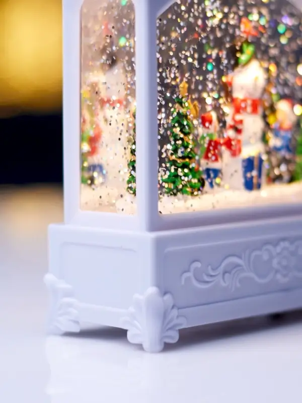 Фигура светодиодная "Снеговик" 5.5х14х19.5 см, 3хААА (не в компл.), музыка, USB, Т/БЕЛЫЙ