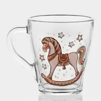 Кружка "Грация" "Новогодние игрушки" 250 мл