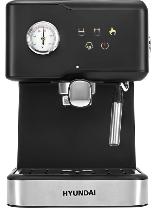 Кофеварка рожковая HEM-4204 1000Вт черный