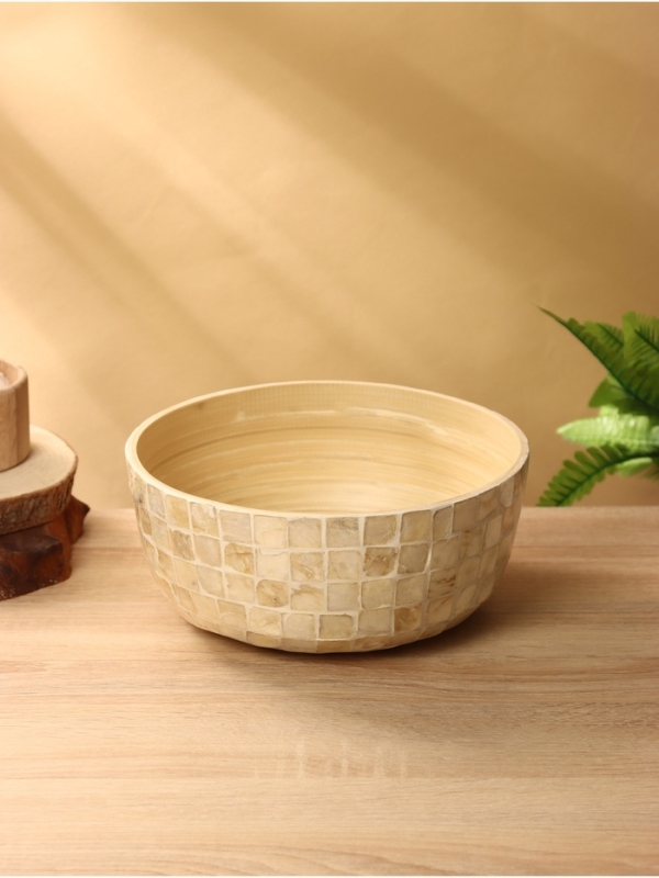 Чаша 24,5х24,5х12 см, бамбук