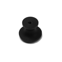 Ручка-кнопка CAPPIO RK148, d=24 мм, цвет черный, 8 шт.