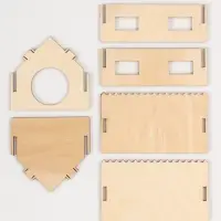 Домик для грызунов, 11,9 х 10 х 8,3 см