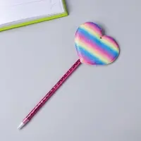 Ручка &laquo;Сердечко&raquo;, синие чернила, МИКС