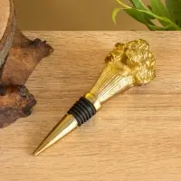 Пробка для бутылок "Лев" 5х5х13 см, алюминий