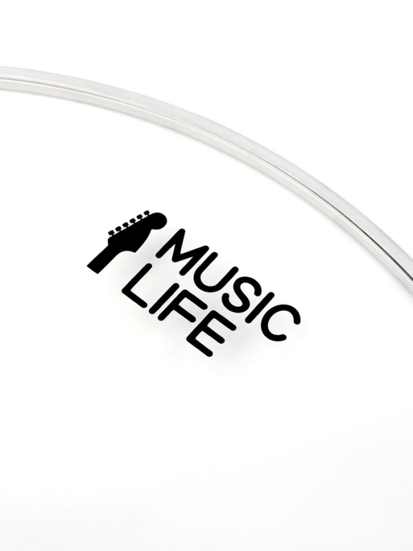 Пластик для барабана Music Life 14 дюймов, прозрачный