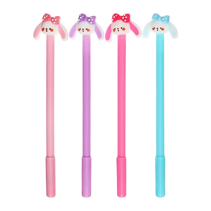 Ручка - прикол гелевая &laquo;Зайка&raquo; МИКС