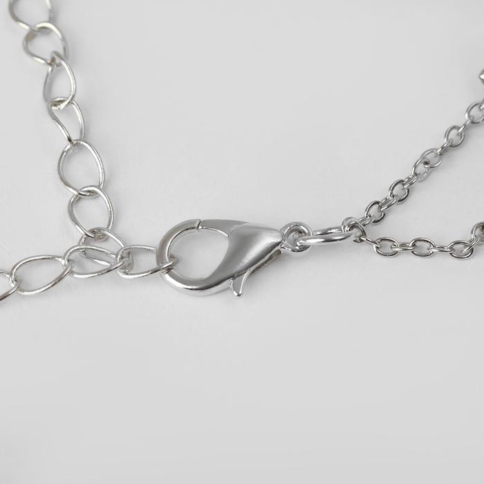 Бусы &laquo;Жемчужный мир&raquo; тонкие нити, цвет белый в серебре , длина 54см