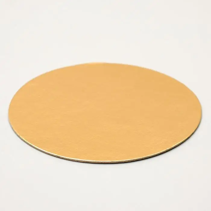 Подложка для торта, 24 см, золото, 0.8 мм