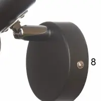 Спот "Арнелла" 1хЕ14 40Вт черный 16х16х12 см