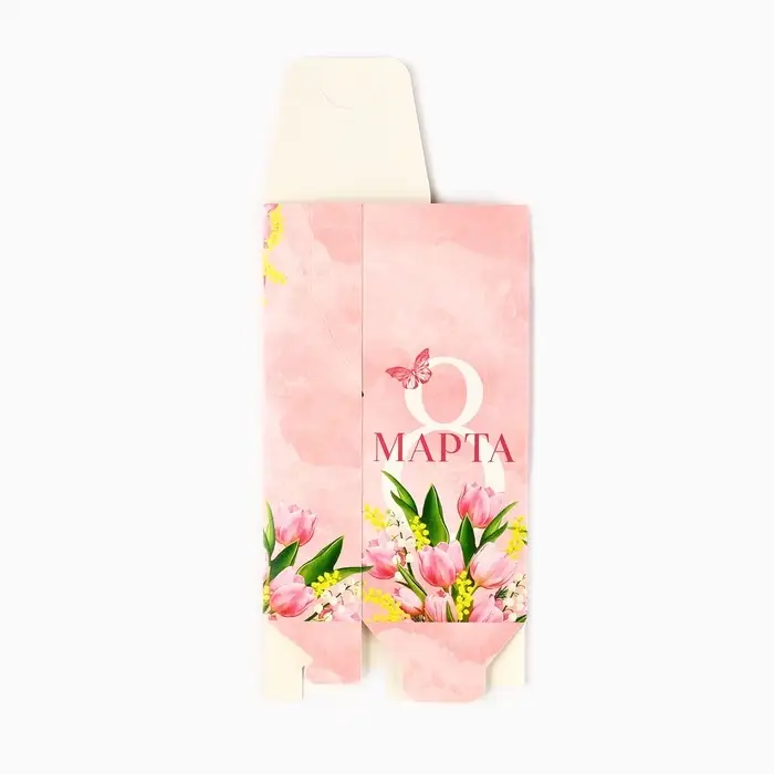 Коробка складная &laquo;8 Марта&raquo;, 14 х 5.5 х 3.5 см