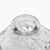 Ваза настольная стекло "Миниатюра" (набор 12 шт) 8-13 см, прозрачный
