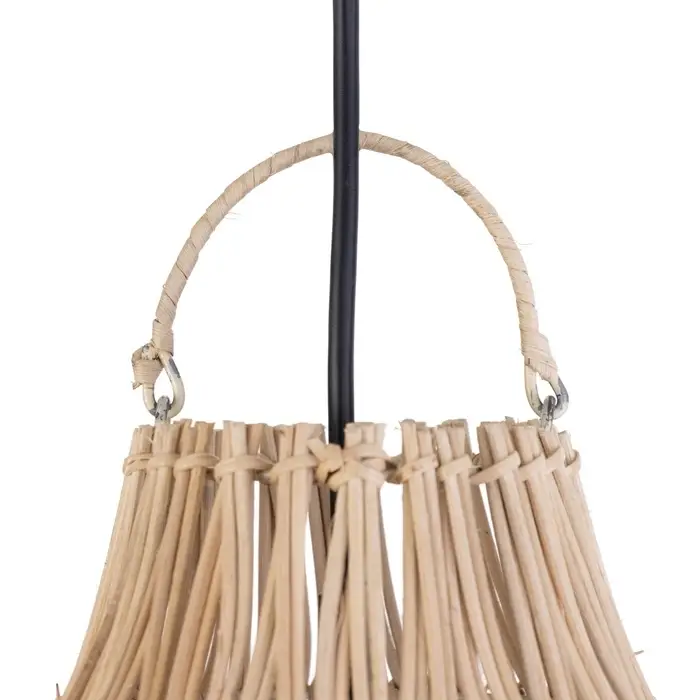 Светильник потолочный из ротанга &laquo;Диас&raquo;, 1&times;120 Вт, Е27, 25&times;25&times;25 см