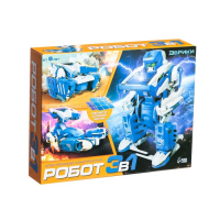 Конструктор &laquo;Робот&raquo;, 3 в 1, работает от солнечной батареи, 61 деталь, 1 лист наклеек