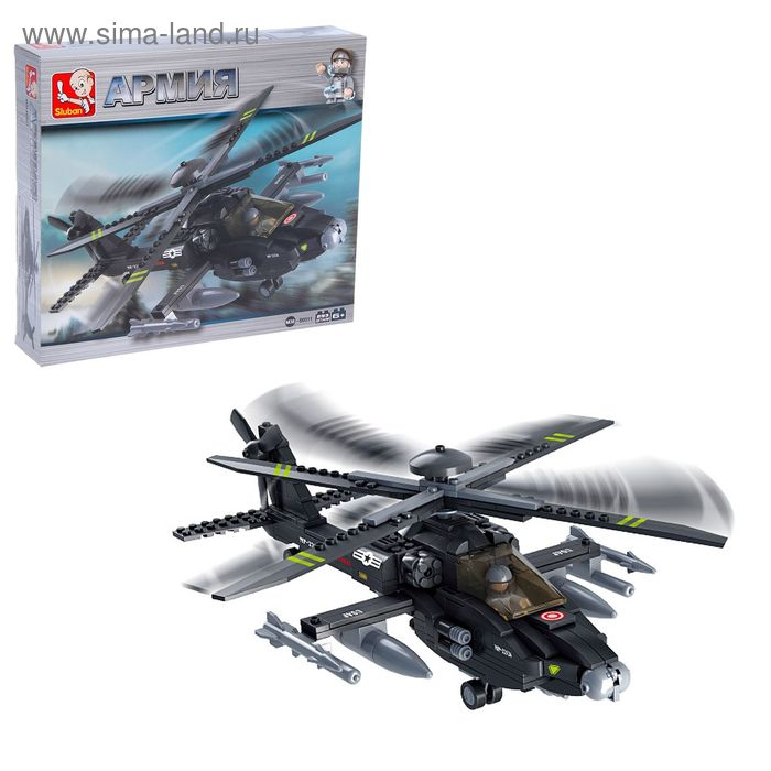 Конструктор &laquo;Штурмовой вертолёт&raquo;, 293 детали