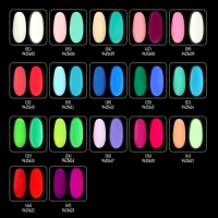 Гель лак для ногтей &laquo;GLOW IN THE DARK&raquo;, 3-х фазный, 8 мл, LED/UV, люминесцентный, цвет синий (18)