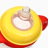 Бутылочка для кормления Крошка Я &laquo;Baby time collection&raquo;, широкое горло, от 6 мес., 240 мл, цвет красный