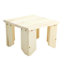 Табурет низкий, 30&times;30&times;19см, из липы, "Добропаровъ"