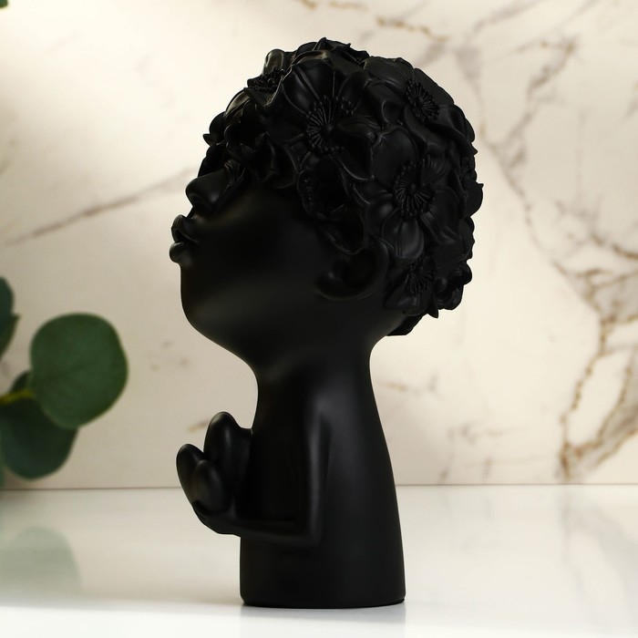 Статуэтка полистоун &laquo;Любовь&raquo; цвет чёрный 12 х 6,5 х 22 см