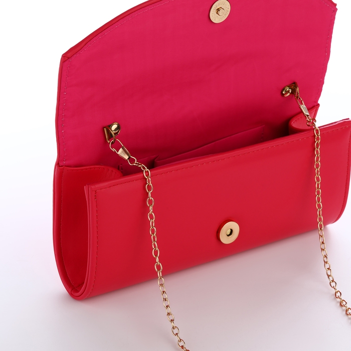 Сумка-клатч на магните, цвет фуксия Сумка-клатч на магните, цвет фуксия