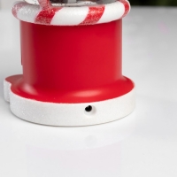 Фигура светодиодная &laquo;Новогодняя карамель&raquo;, 19.8х11.1х11.8 см, музыка, батарейки ААх3 (не в комплекте), USB, свечение тёплое белое