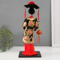 Кукла коллекционная "Китаянка в национ. платье с китайским фонариком" МИКС 32х12,5х12,5 см