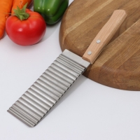 Нож для фигурной резки Доляна, 27&times;6 см, цвет серебристый