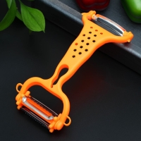 Овощечистка универсальная 6 в 1 Доляна, 20&times;10 см, цвет МИКС