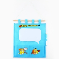 Органайзер для хранения вещей на стену с доской для записей &laquo;Котэ творчество&raquo;, 2 отделения