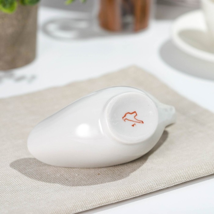 Соусник &laquo;Белый&raquo;, 100 мл, фарфор