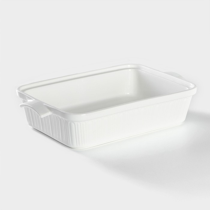 Мармит из жаропрочной керамики прямоугольный Magistro &laquo;Бланш&raquo;, 2 л, 31&times;19&times;11 см