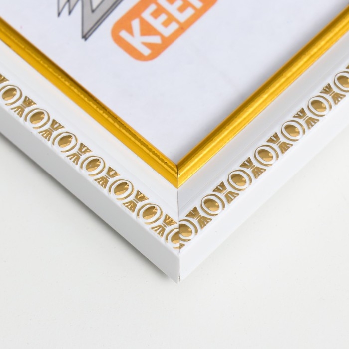 Фоторамка пластик 10х15 см белый (981)