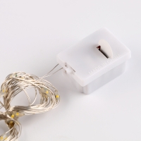 Светодиодная лента для воздушного шара, гирлянда, 2 метра, батарейка, цвет жёлтый