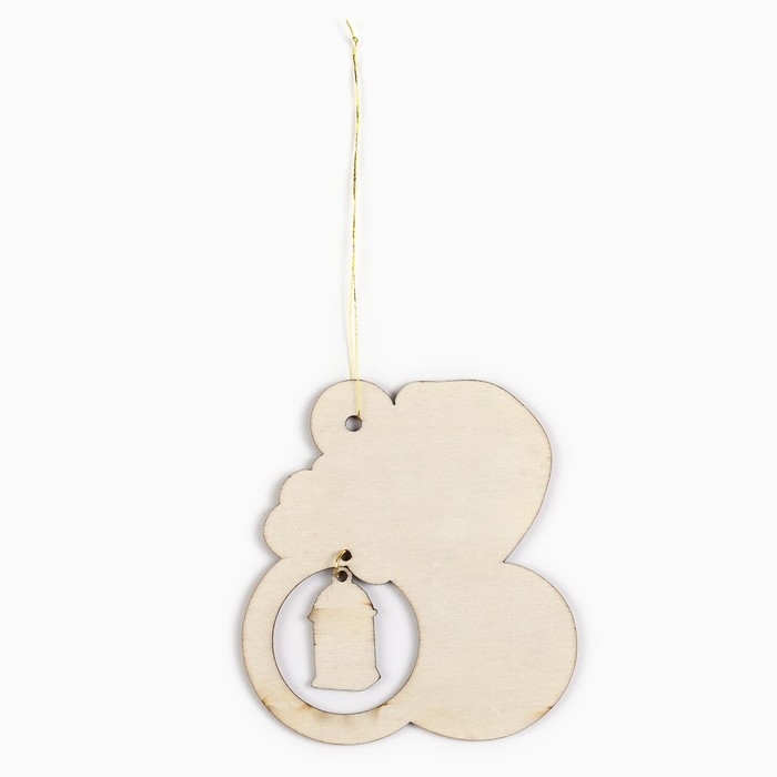 Ёлочная игрушка новогодняя &laquo;Поверь в мечту&raquo;, на Новый год, 8,8 х 9,6 см