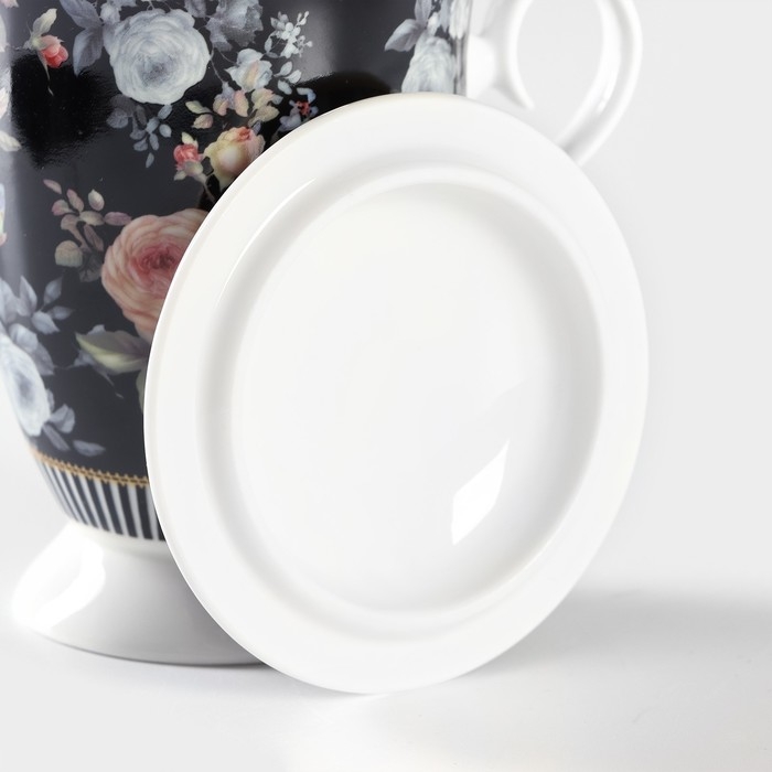 Кружка керамическая с ситом &laquo;Кобальт&raquo;, 300 мл