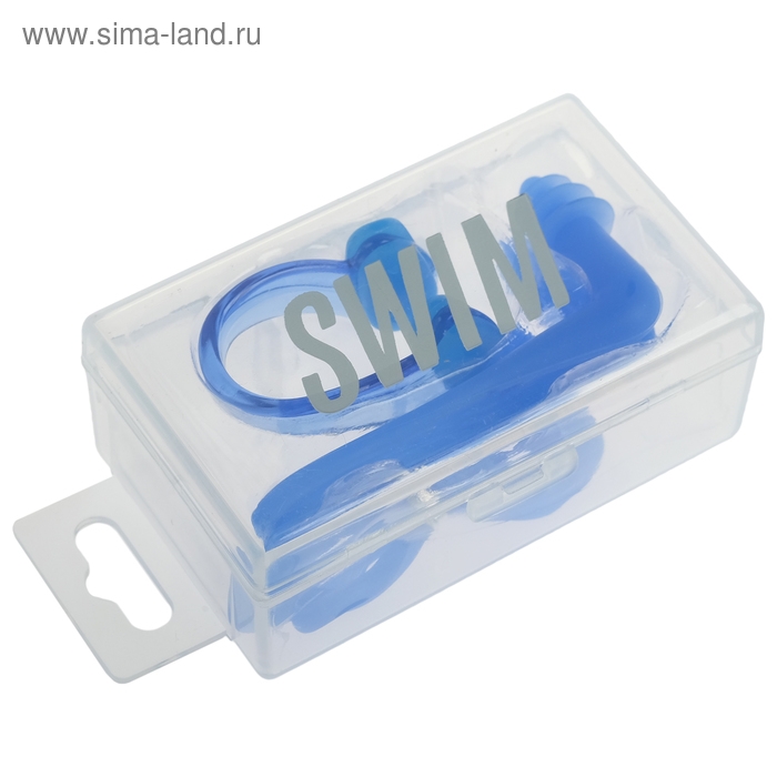 Беруши для плавания ONLYTOP, зажим для носа, цвета МИКС Беруши для плавания ONLYTOP, зажим для носа, цвета МИКС