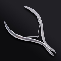 Кусачки маникюрные для кутикулы &laquo;Premium&raquo;, двойная пружина, 10,5 см, длина лезвия - 7 мм, на блистере, цвет серебристый