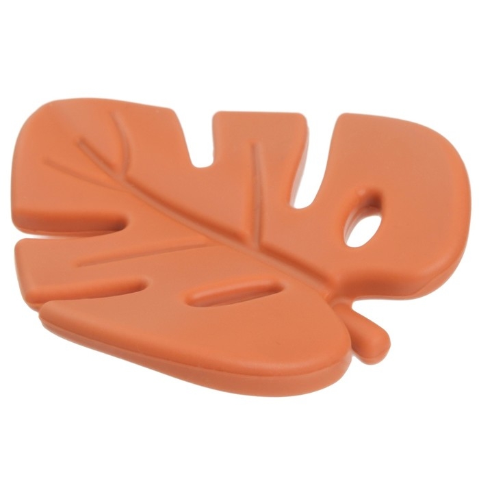 Прорезыватель силиконовый &laquo;Тропики&raquo;, цвет желтый/оранжевый, Mum&Baby