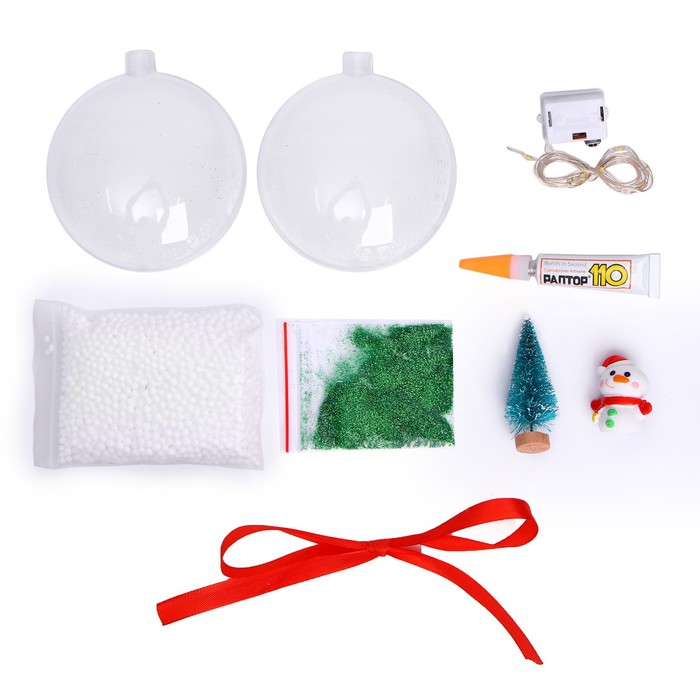 Набор для творчества &laquo;Снежный шарик&raquo;, снеговик