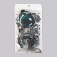 Маска для сна &laquo;Киса&raquo;, 19 &times; 11 см, резинка одинарная, разноцветная