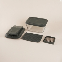 Овощерезка универсальная SL Home &laquo;Оливковая роща&raquo;, 9 в 1, стекло, цвет оливковый