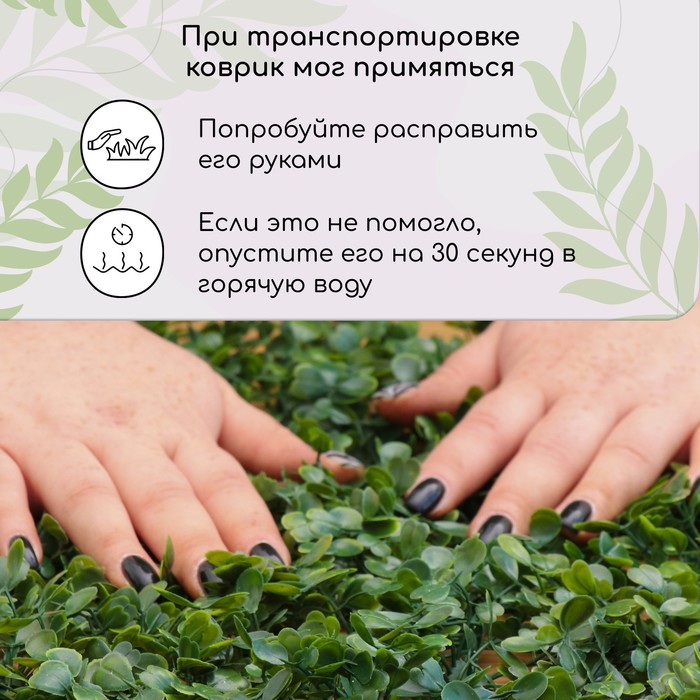 Декоративная панель, 60 &times; 40 см, &laquo;Мокрица&raquo;, Greengo