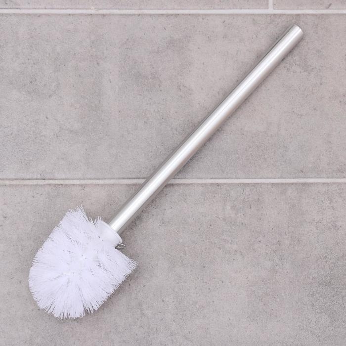 Ёршик для унитаза, 7,5&times;7,5&times;35 см, цвет хром