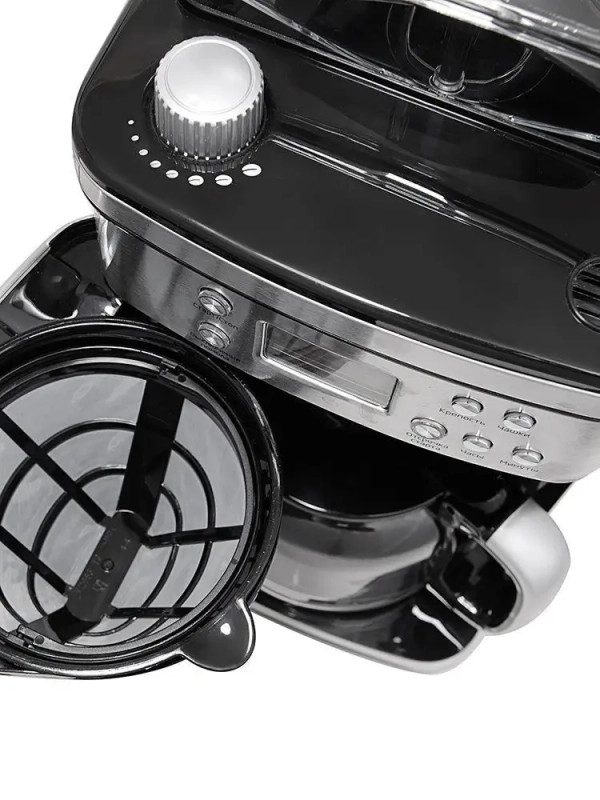 Кофемашина капельная кофемолка КТ-705 - 1050 Вт - 1.5 л