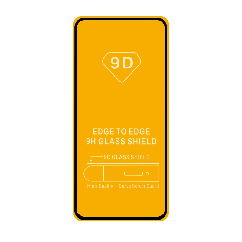 Защитное стекло Xiaomi Note 9 с рамкой 9H Full Glue без упаковки (25 шт./уп.)