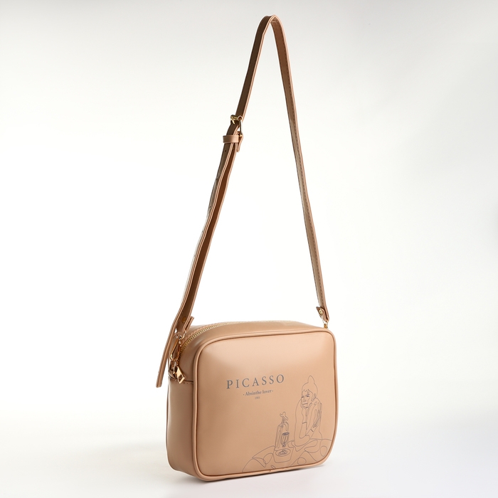 Сумка женская через плечо TEXTURA, маленького размера, цвет бежевый