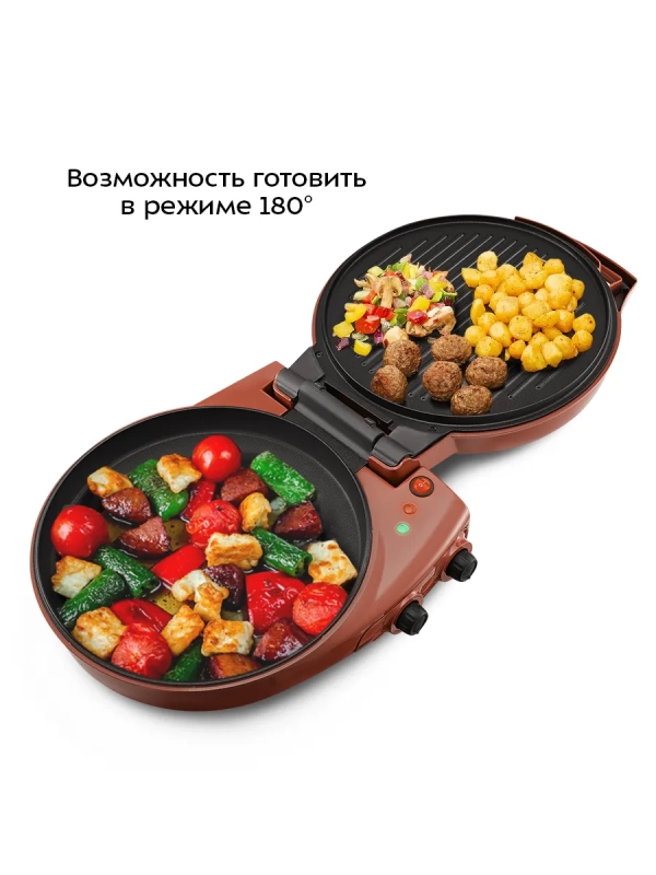 Пиццамейкер электрический КТ-4636 - 28,5 см - 1800 Вт